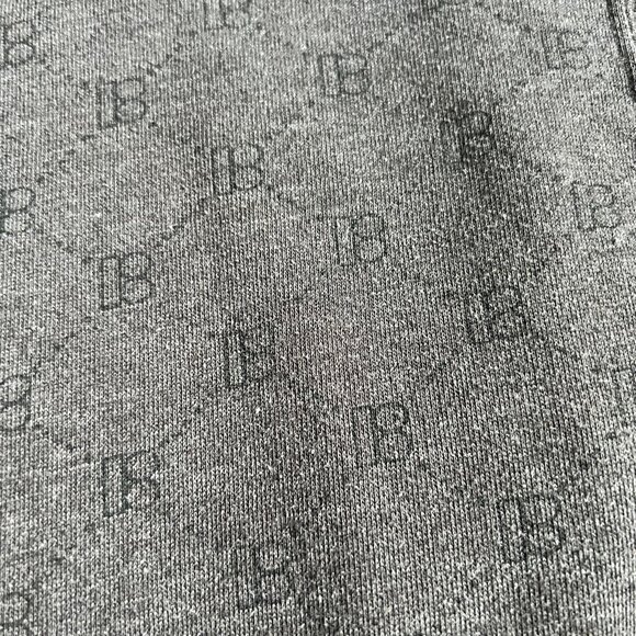 Vintage Plan B Skateboards A.O.P. Monogram Hoodie Sweatshirt Sz L Grey Y2K 90s - Picture 5 of 13